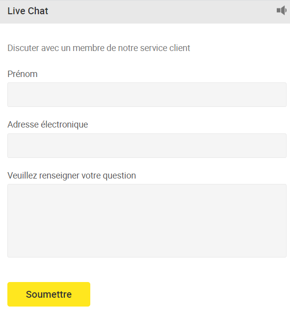 Service client Live Chat Unibet